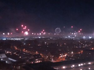 Uitzicht begin van het jaar richting Katwijk